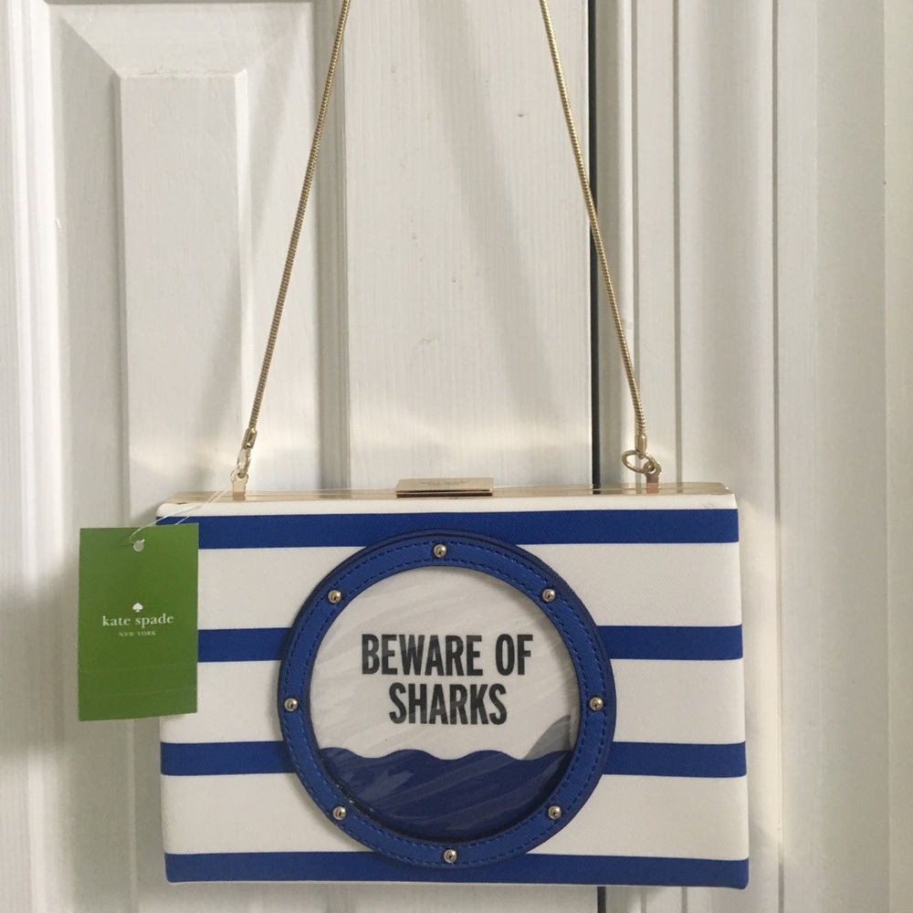Kate Spade beaware of sharks purse